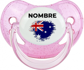 Bandera del efecto pincel de Australia con nombre: Chupete fisiológica