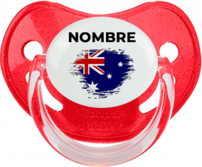 Bandera del efecto pincel de Australia con nombre: Chupete fisiológica