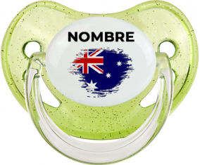 Bandera del efecto pincel de Australia con nombre: Chupete fisiológica