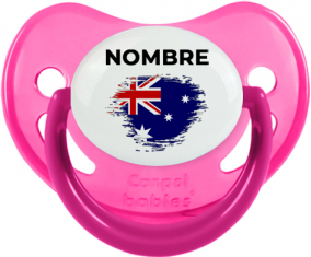 Bandera del efecto pincel de Australia con nombre: Chupete fisiológica