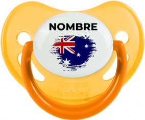 Bandera del efecto pincel de Australia con nombre: Chupete fisiológica