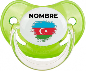 Bandera del efecto pincel de Azerbaiyán con nombre: Chupete fisiológica