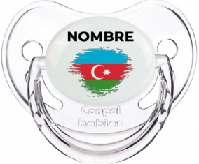 Bandera del efecto pincel de Azerbaiyán con nombre: Chupete fisiológica