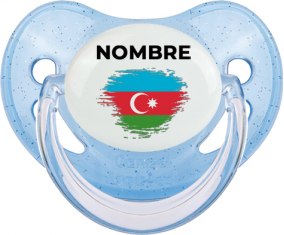 Bandera del efecto pincel de Azerbaiyán con nombre: Chupete fisiológica
