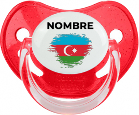 Bandera del efecto pincel de Azerbaiyán con nombre: Chupete fisiológica