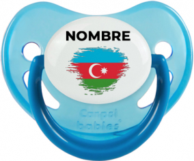 Bandera del efecto pincel de Azerbaiyán con nombre: Chupete fisiológica