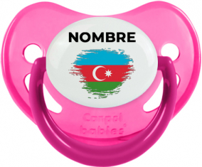 Bandera del efecto pincel de Azerbaiyán con nombre: Chupete fisiológica