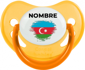 Bandera del efecto pincel de Azerbaiyán con nombre: Chupete fisiológica