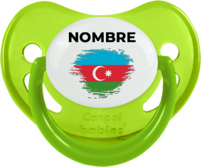Bandera del efecto pincel de Azerbaiyán con nombre: Chupete fisiológica