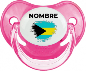 Bandera de pincel Bahamas con nombre: Chupete fisiológica