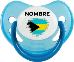 Bandera de pincel Bahamas con nombre: Chupete fisiológica