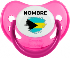Bandera de pincel Bahamas con nombre: Chupete fisiológica