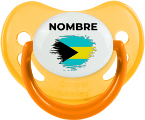 Bandera de pincel Bahamas con nombre: Chupete fisiológica