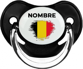 Efecto cepillo de bandera Bélgica con nombre: Chupete fisiológica