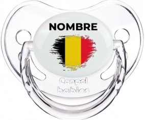 Efecto cepillo de bandera Bélgica con nombre: Chupete fisiológica