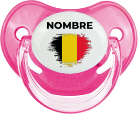 Efecto cepillo de bandera Bélgica con nombre: Chupete fisiológica