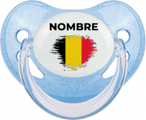 Efecto cepillo de bandera Bélgica con nombre: Chupete fisiológica