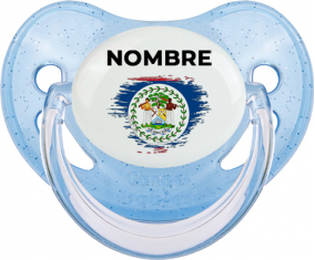 Bandera del efecto cepillo de Belice con nombre: Chupete fisiológica