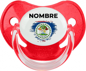 Bandera del efecto cepillo de Belice con nombre: Chupete fisiológica