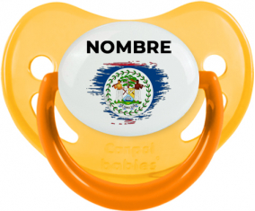 Bandera del efecto cepillo de Belice con nombre: Chupete fisiológica