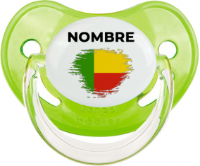 Benin pincel efecto bandera con nombre: Chupete fisiológica
