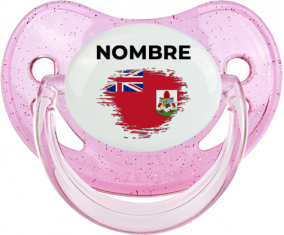 Bandera del efecto pincel de las Bermudas con nombre: Chupete fisiológica