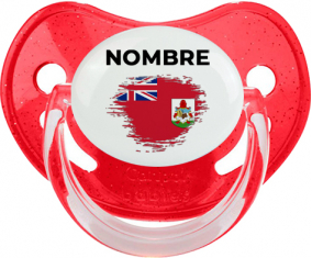 Bandera del efecto pincel de las Bermudas con nombre: Chupete fisiológica