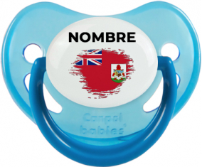 Bandera del efecto pincel de las Bermudas con nombre: Chupete fisiológica
