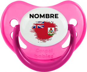 Bandera del efecto pincel de las Bermudas con nombre: Chupete fisiológica