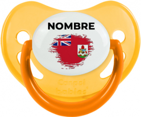 Bandera del efecto pincel de las Bermudas con nombre: Chupete fisiológica