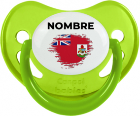 Bandera del efecto pincel de las Bermudas con nombre: Chupete fisiológica