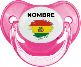 Bolivia cepilla bandera efecto con nombre: Chupete fisiológica