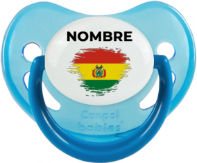 Bolivia cepilla bandera efecto con nombre: Chupete fisiológica