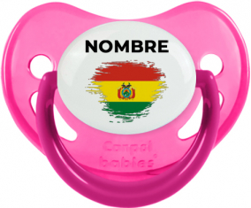 Bolivia cepilla bandera efecto con nombre: Chupete fisiológica