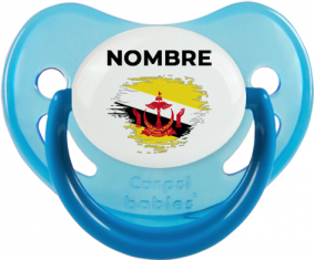 Brunei Darussalam bandera efecto cepillo con nombre: Chupete fisiológica