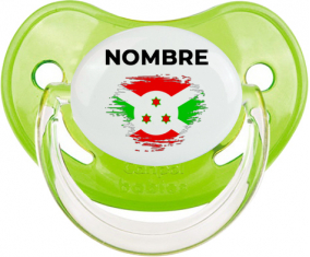 Bandera del efecto pincel de Burundi con nombre: Chupete fisiológica