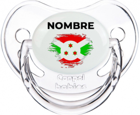 Bandera del efecto pincel de Burundi con nombre: Chupete fisiológica