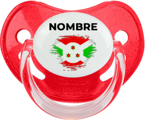 Bandera del efecto pincel de Burundi con nombre: Chupete fisiológica