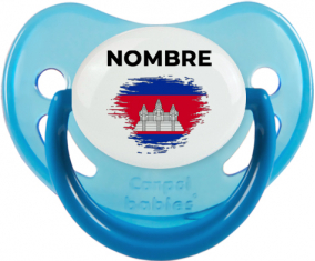 Bandera del efecto pincel camboyano con nombre: Chupete fisiológica