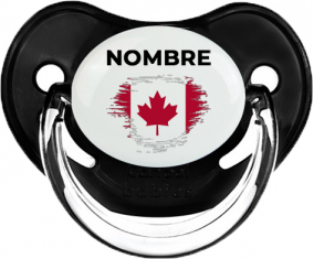 Bandera del efecto pincel de Canadá con nombre: Chupete fisiológica