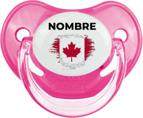 Bandera del efecto pincel de Canadá con nombre: Chupete fisiológica