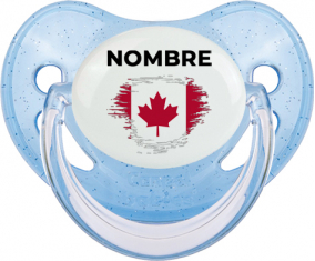 Bandera del efecto pincel de Canadá con nombre: Chupete fisiológica