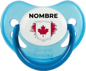 Bandera del efecto pincel de Canadá con nombre: Chupete fisiológica