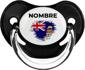 Bandera de pincel de las Islas Caimán con nombre: Chupete fisiológica