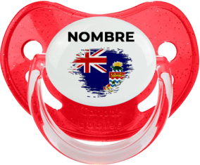 Bandera de pincel de las Islas Caimán con nombre: Chupete fisiológica