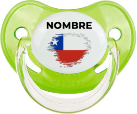 Efecto cepillo de bandera Chile con nombre: Chupete fisiológica