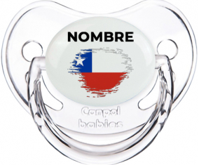 Efecto cepillo de bandera Chile con nombre: Chupete fisiológica