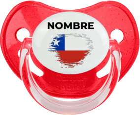 Efecto cepillo de bandera Chile con nombre: Chupete fisiológica