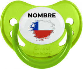 Efecto cepillo de bandera Chile con nombre: Chupete fisiológica