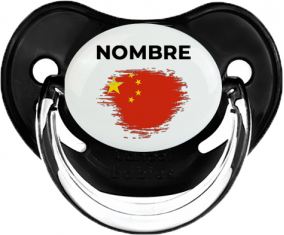 Bandera del efecto cepillo de China con nombre: Chupete fisiológica